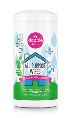 Dapple® All Purpose Cleaning Wipes, Fragrance Free, 75ct, Deliver a worry-free clean - Walmart.ca