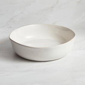 Amalfi White Serving Bowl | Dunelm