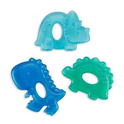 Itzy Ritzy Cutie Coolers 3pk Teether Set - Dinosaur : Target