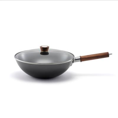 ZWILLING Dragon 12-inch Carbon Steel Wok with Lid - Black