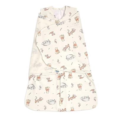 HALO Disney Baby 100% Micro Fleece Sleepsack Swaddle, 3-Way Adjustable Wearable Blanket, TOG 1.5, Winnie Frolic, Small, 3-6 Months