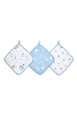 Buy Aden + Anais™ Essentials Space Explorers 3 Pack Cotton Muslin Washcloth from the Next UK online shop