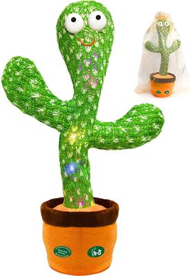 Amazon.com: Hunfur Dancing Cactus Toy for Kids and Babies,Volume Adjustment Talking Cactus Toy,Cactus Repeat and Record What You Say (120 Songs) (Cact