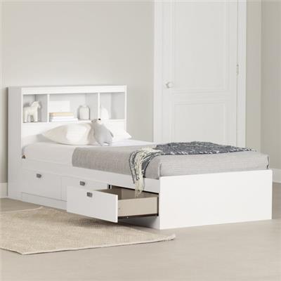 South Shore Spark Twin Mates & Captains Bed with Drawers & Reviews | Wayfair