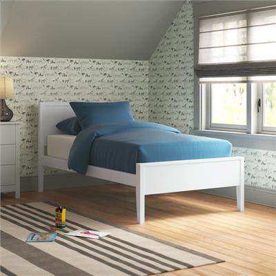 Lark Manor Aileana Solid Wood Panel Bed & Reviews | Wayfair