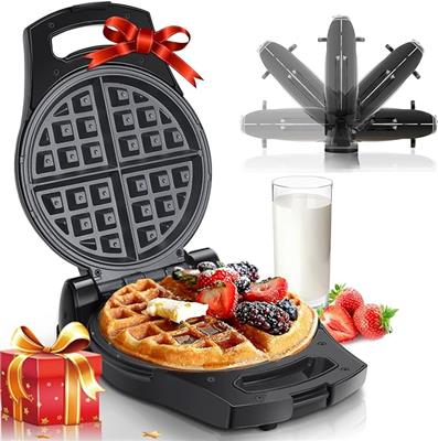 Amazon.com: Aigostar Belgian Waffle Maker Thick 1.2, 8 Inch Flip Waffle Irons with Non Stick Surface, 900W Stuffed Waflera Electrica with Temperature