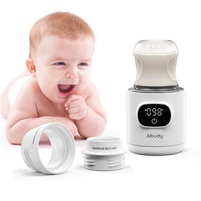 Portable Baby Bottle Warmer with 3 Heating Options, Temp Control