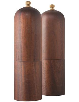 The Cooks Collective Remington Salt & Pepper Mills Set Of 2 In Brown | MYER