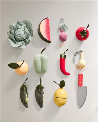 CHILDRENS TOY FRUIT AND VEGETABLE SET | Zara Home United Kingdom