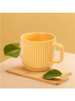 1pc 250ml/8.45oz Multicolor European And American Style Ceramic Coffee Cup, Simple Style For Office And Home Use, Fashionable Mug And Mother\ Day Gift