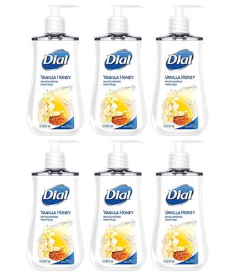 Dial Liquid Hand Soap, Vanilla Honey, 7.5 oz, 6 Pack - Walmart.com