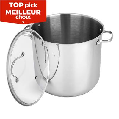MASTER Chef Stainless Steel Stock Pot, 16qt