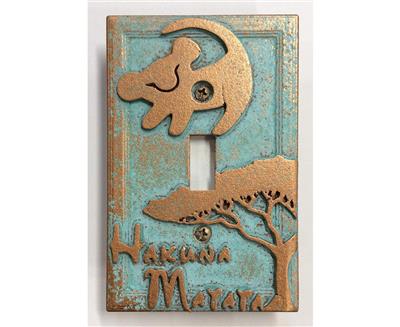 Lion King Light Switch Cover aged - Etsy