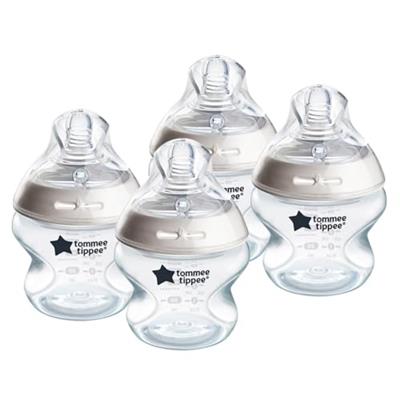 Tommee Tippee Baby Bottles, Natural Start Anti-Colic Baby Bottle with Slow Flow Breast-Like Nipple, 5oz, 0-3 months, Self-Sterilizing, Baby Feeding Es