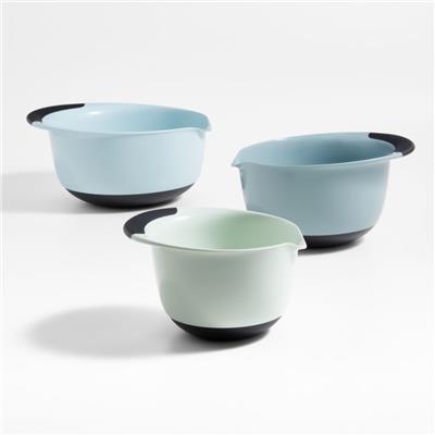 OXO Good Grips Colored Mixing Bowls, Set of 3   Reviews | Crate & Barrel