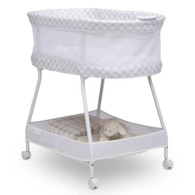Delta Children Sweet Dreams Bassinet With Airflow Mesh - Gray Infinity : Target