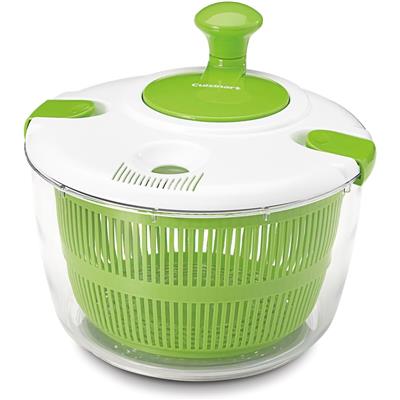 Cuisinart Large Salad Spinner- Wash, Spin & Dry Salad Greens, Fruits & Vegetables, 5qt,