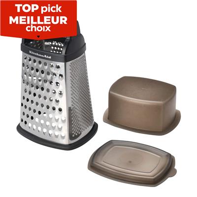 KitchenAid Stainless Steel Boxed Grater with Bottom Container