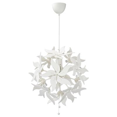 RAMSELE Pendant lamp, flower, white, 17 - IKEA