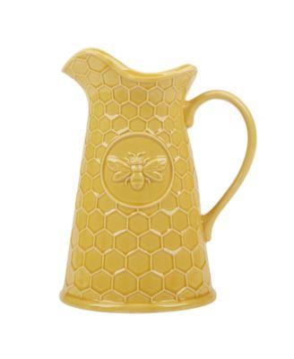 Certified International French Bees Embossed Honeycomb Pitcher - Macys