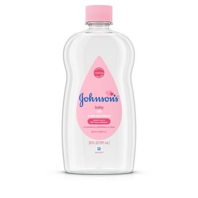 Johnsons Baby Body Pure Mineral Oil, Gentle & Soothing Massage Oil For Dry Skin - Original Scent - 20oz : Target