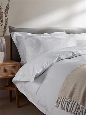 John Lewis The Ultimate Collection 1000 Thread Count Egyptian Cotton Double Duvet Cover, White