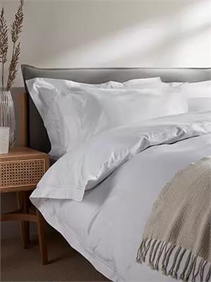 John Lewis The Ultimate Collection 1000 Thread Count Egyptian Cotton Standard Pillowcase, White