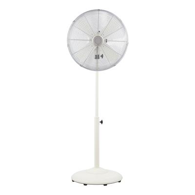 Better Homes & Gardens New 16 inch Adjustable Height Oscillating Retro 3-Speed Metal Stand Fan in White - Walmart.com