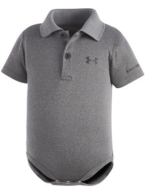 Under Armour Polo Bodysuit in Carbon Heather Grey