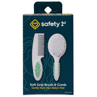 Safety 1ˢᵗ Soft Grip Brush & Comb