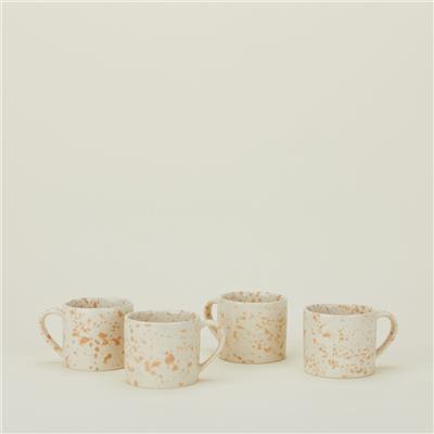 Splatterware Mug, Set of 4 - latte – Hawkins New York