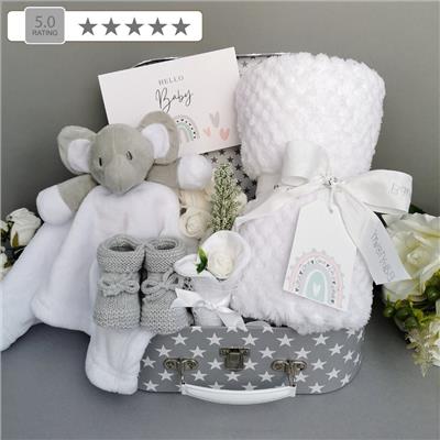 Stunning New Baby Gift Hamper With Elephant Theme, Unisex Hamper, Baby Hamper, Bumbles and Boo, Baby Shower Hampers, New Baby Hampers - Etsy UK
