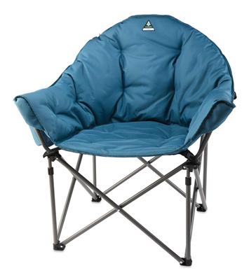 Woods Strathcona Fully Padded Portable Folding Camping Bucket Chair w/ Cup Holder & Carry Bag