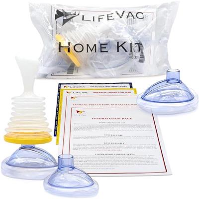Amazon.com: LifeVac Home Kit - Portable Suction Rescue Device, First Aid Kit for Kids and Adults, Portable Airway Suction Device for Children and Adul