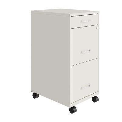 Space Solutions 18 Deep 3 Drawer Metal File Cabinet