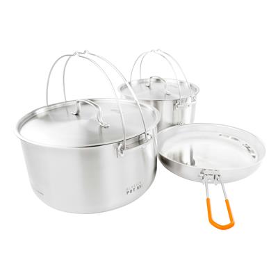 GSI Outdoors Glacier Stainless Troop Cookset | Cabelas Canada