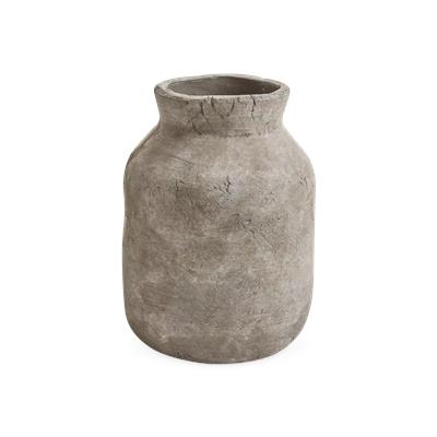 Éther, Grey Terracotta Decorative Vase | MUST – Must Société