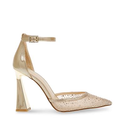 SBVIOLA Gold Rhinestone Embellished High Heels | Womens Designer Heels – Steve Madden Canada