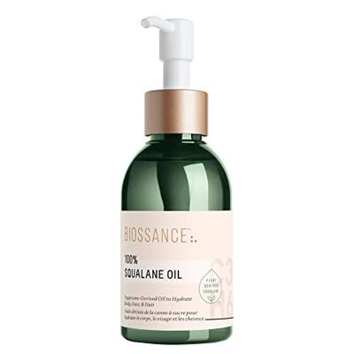 BIOSSANCE 100% Squalane Oil - Sustainable, Vegan Face Oil & Body Oil - Hydrating, Fast-Absorbing Moisturizer - Ideal for Oily Skin, Face, Hair - Organ