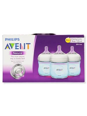 Avent 3-Pack Natural Bottles (4 oz.)