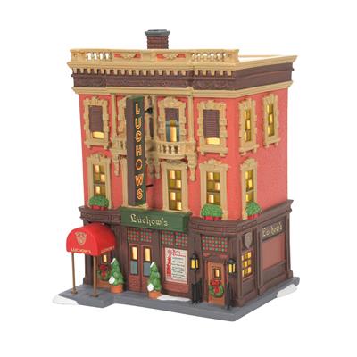 Christmas in the City Luchows German Restaurant 6007586 – Department 56 Official Site