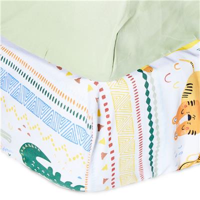 Parents Choice Cotton Fitted Crib Sheets for Baby Boys and Girls, Jungle, 2-Pack - Walmart.com