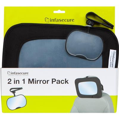 InfaSecure Essentials - 2 in 1 Mirror Pack | BIG W