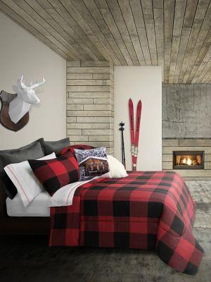 Safdie & Co 3-Piece Buffalo Plaid Comforter Set | TheBay