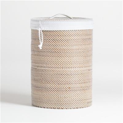 Sedona White Hamper with Liner   Reviews | Crate & Barrel