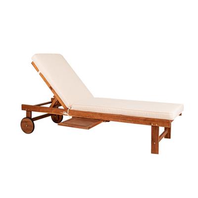 Red Barrel Studio® Rogyne Outdoor Wood Chaise Lounge - Wayfair Canada