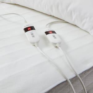 Fitted Electric Blanket - King Bed, White - Kmart
