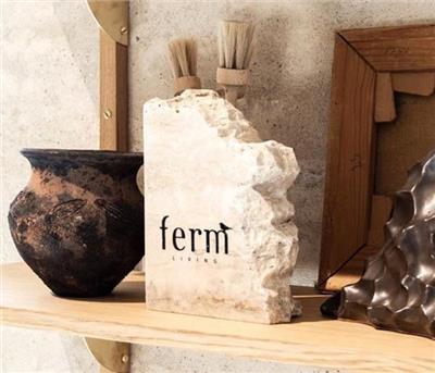Travertine book holder | Ferm Living
