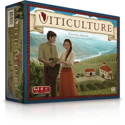 Stonemaier Games: Viticulture Essential Edition (Base Game) | Create The Most Prosperous Tuscan Vineyard | Strategy Board Game for Adults and Family |