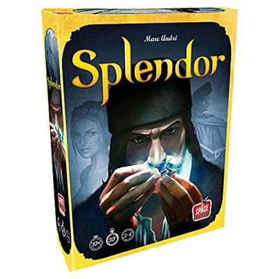 Splendor Board Game (Base Game) - Strategy Game for Kids and Adults, Fun Family Game Night Entertainment, Ages 10+, 2-4 Players, 30-Minute Playtime, M